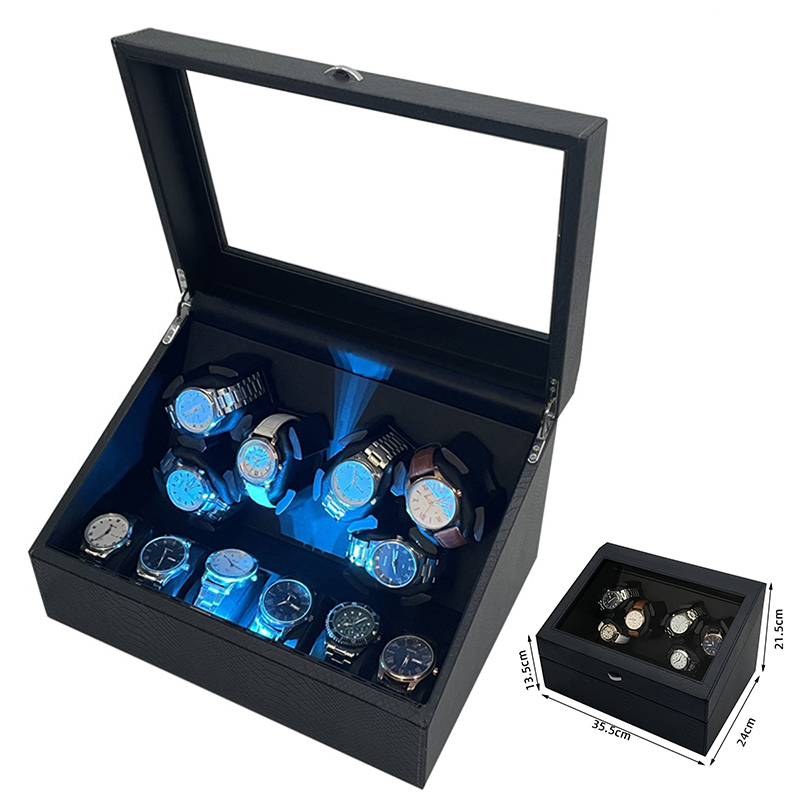 Jewelry Store For Watches - Uhrenbeweger-Box für Automatikuhren, Box 6 Uhren,
