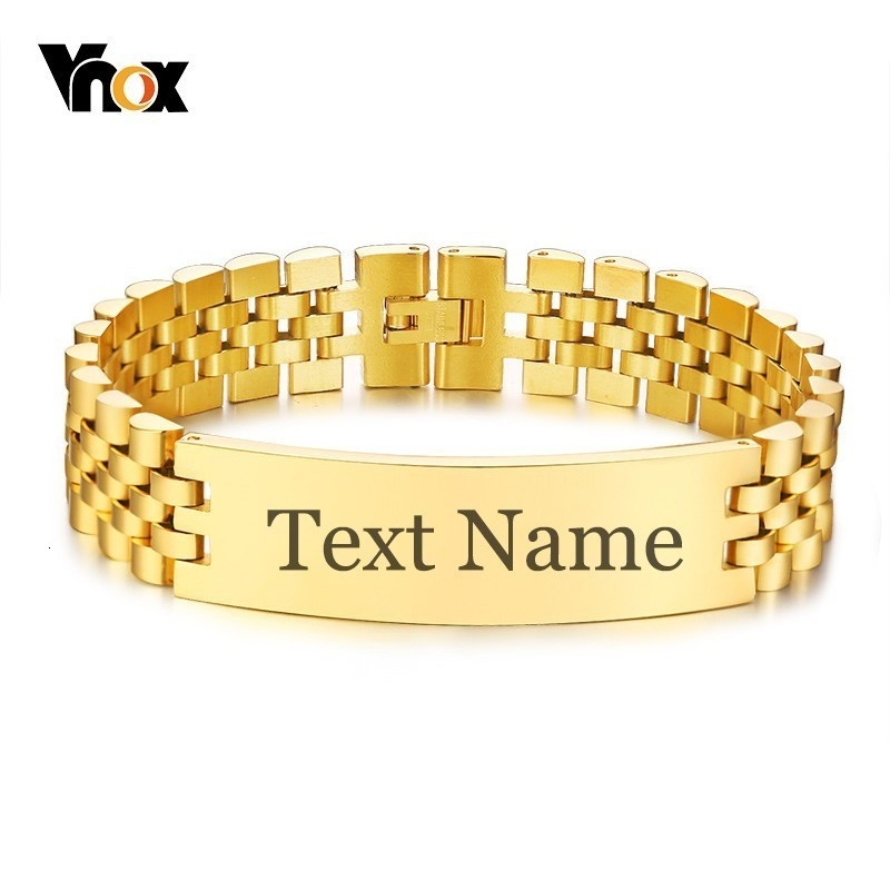 Jewelry Watches Men - Vnox Herren-Armbänder mit 15 mm breitem