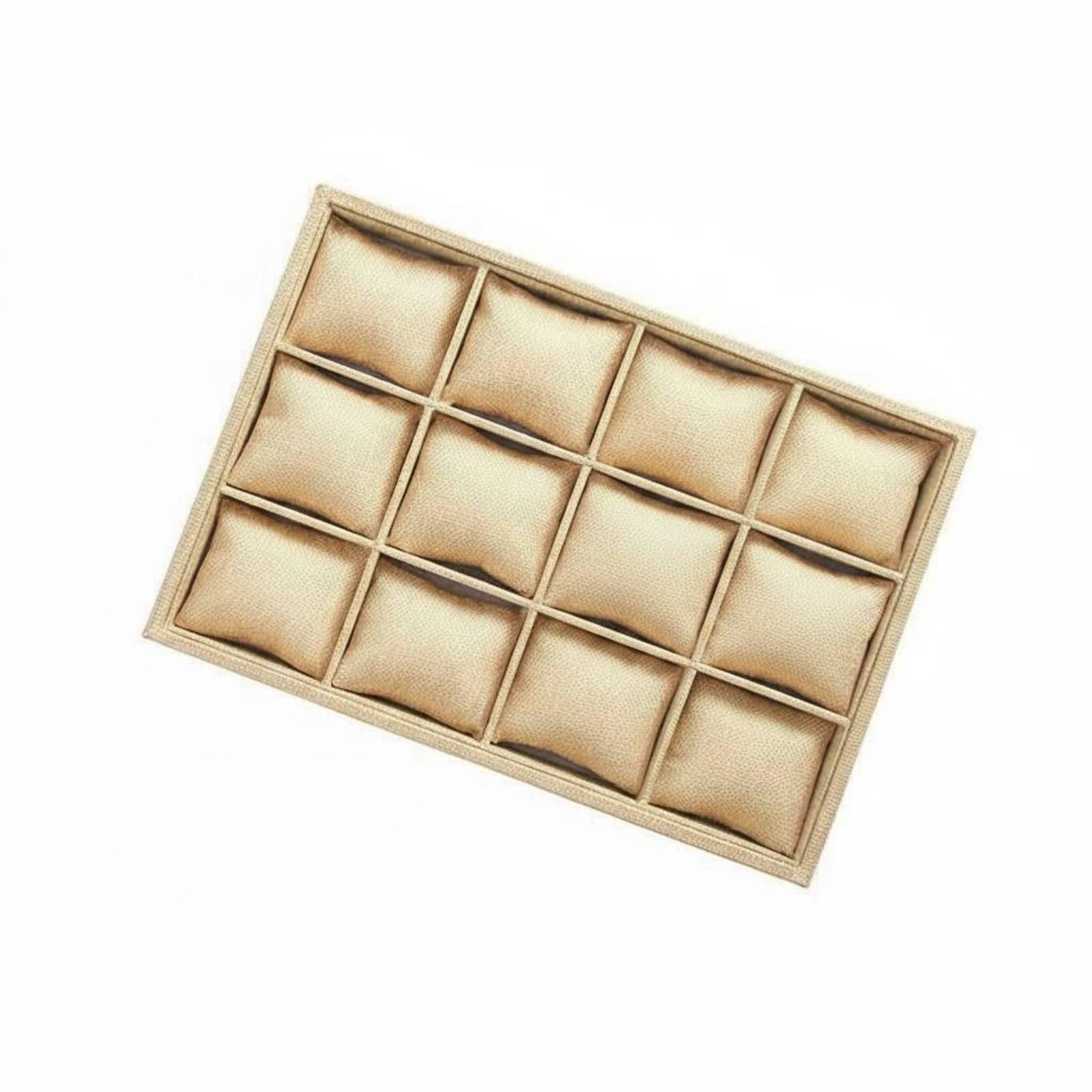 Jewelry Store For Watches - Stoff-Schmuckhalter mit Offener Oberseite, Uhren-Präsentationstablett, Organizer-Kissen