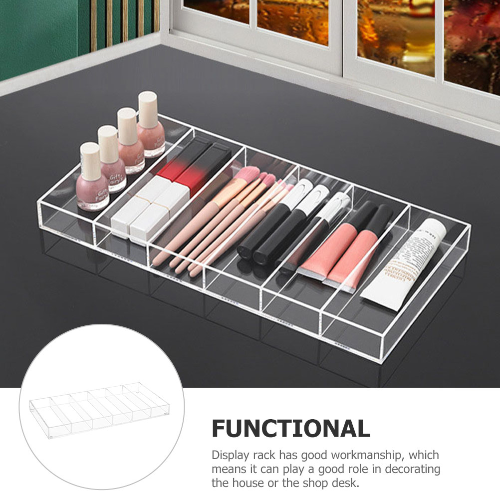 Jewelry Watches & Accessories - Klare Acryl-Sonnenbrillenablage mit 6 Fächern, Sonnenbrillen-Organizer,