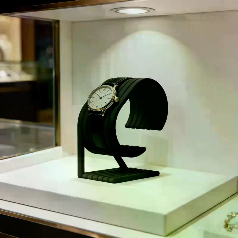 Jewelry Store For Watches - Luxuriöser Marmor-Uhrenständer für 2 Uhren, stabile