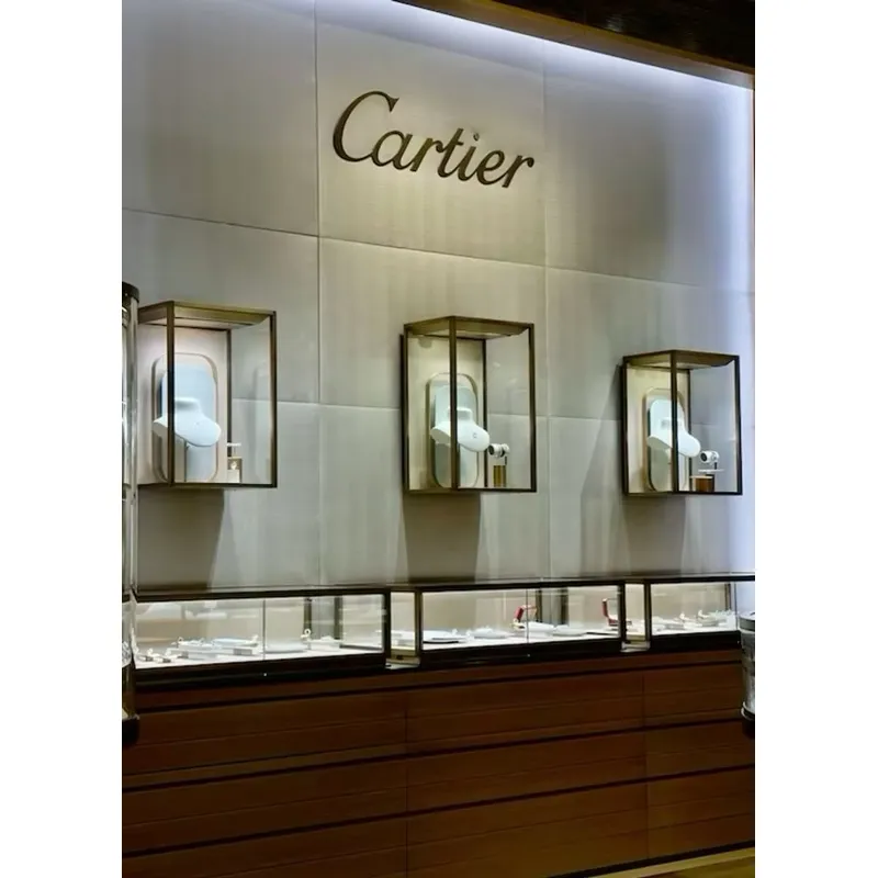 Maßgefertigte weiße wandmontie – Jewelry Store For Watches Bewertung und Preis