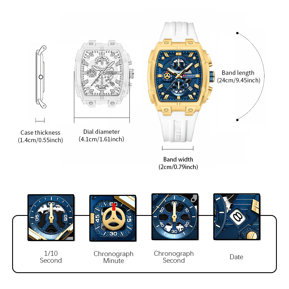 CURREN Luxus-Vintage-Uhr für H – Jewelry For Watches Bewertung und Preis