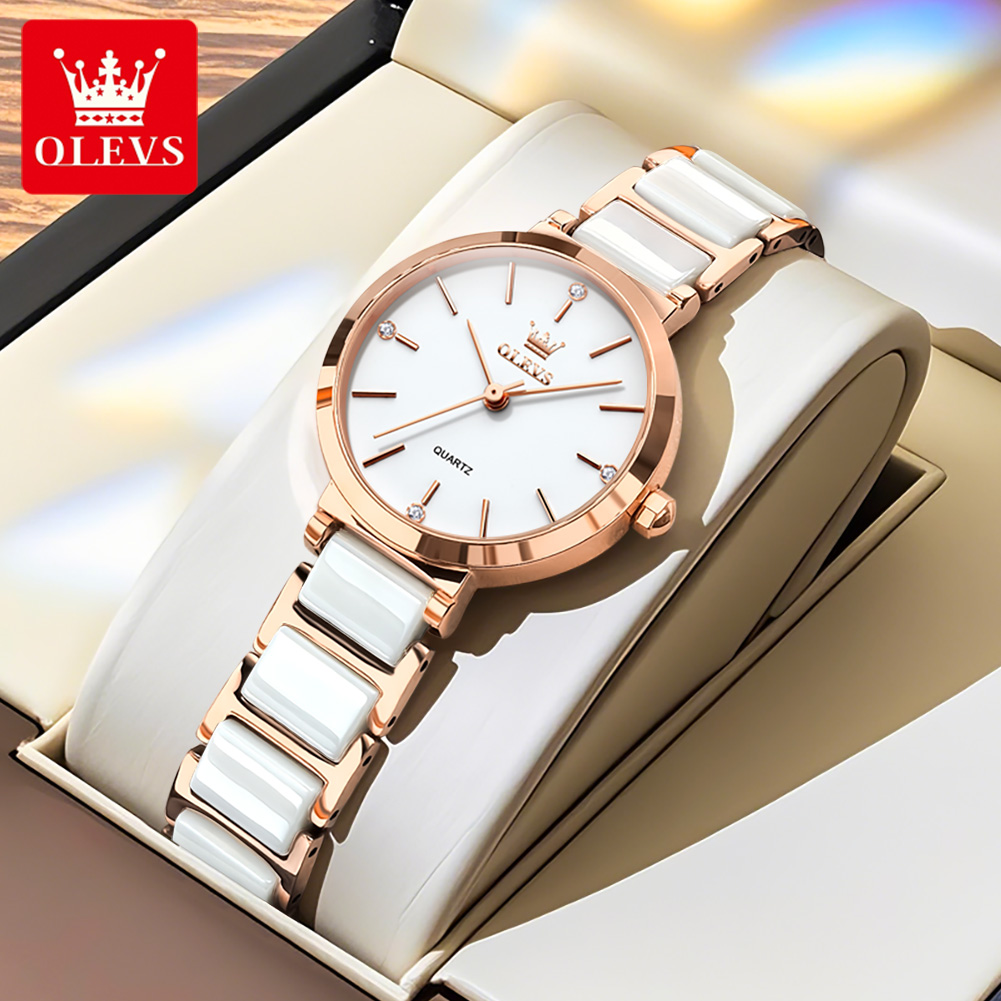 OLEVS Damenuhr 5877, luxuriöse – Jewelry For Watches Bewertung und Preis