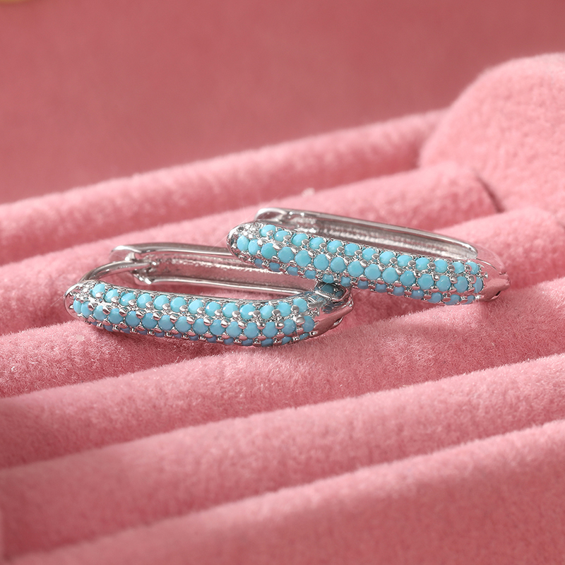 Exquisite Inlay-Ohrringe mit T – Turquoise Stone Ring Bewertung und Preis