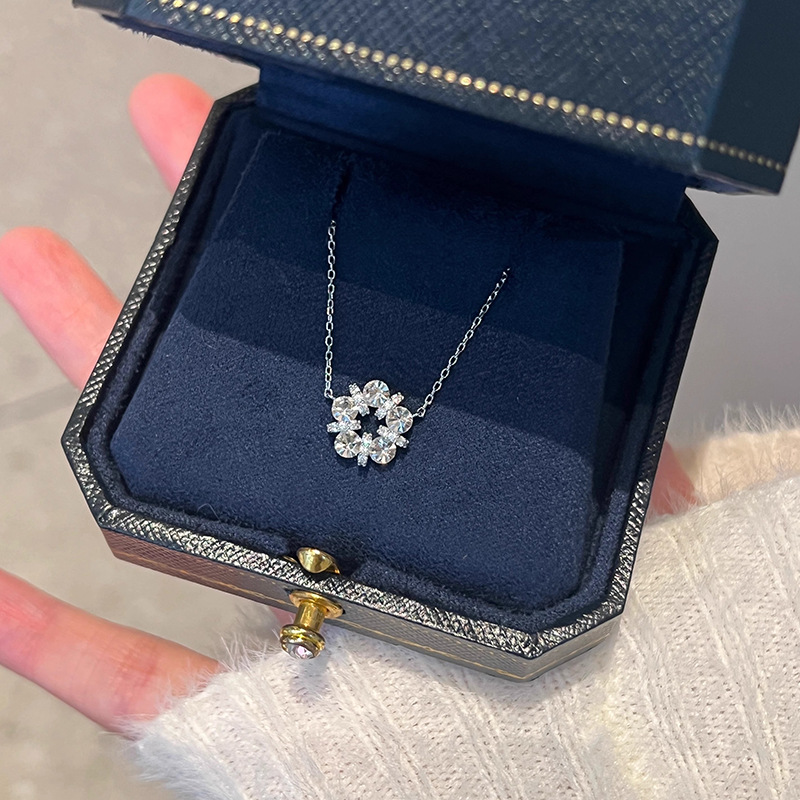 Halskette mit Anhänger aus 925 – Crystal Choker Necklace Bewertung und Preis
