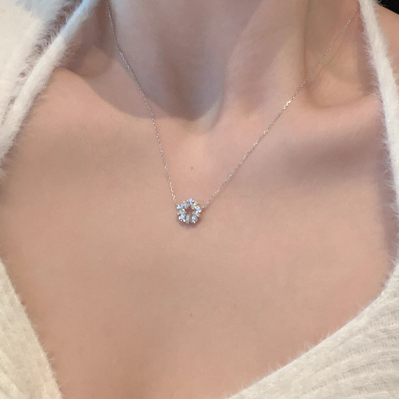 Halskette mit Anhänger aus 925 – Crystal Choker Necklace Bewertung und Preis