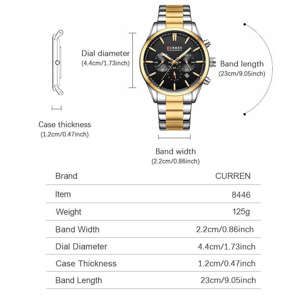 CURREN Casual Quarz Chrono Spo – Jewelry For Watches Bewertung und Preis
