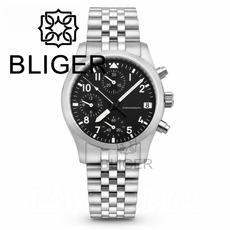 BLIGER Vollschwarze, gebürstet – Jewelry For Watches Bewertung und Preis