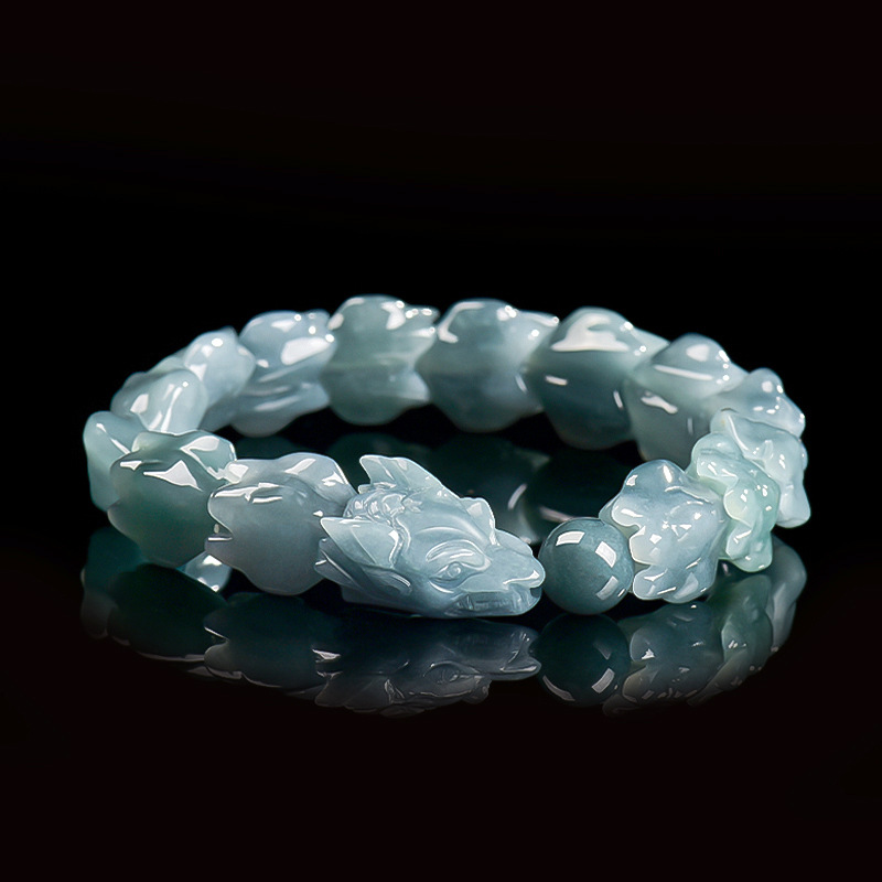 Blaues Burmesisches Jadeit-Dra – Jewelry & Watches Sp Z Oo Ul Frezerów 3 Bewertung und Preis